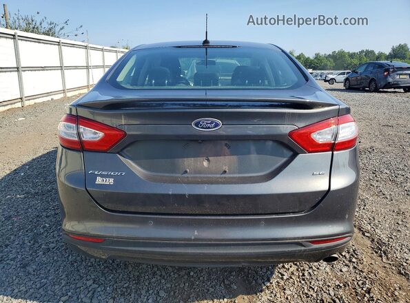 3FA6P0H74GR294512 2016 FORD FUSION Gray Rear view