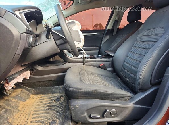 3FA6P0H74GR301930 2016 FORD FUSION Brown წინა სალონის ხედი