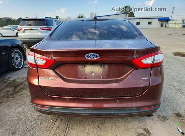 3FA6P0H74GR301930 2016 FORD FUSION Brown უკანა ხედი