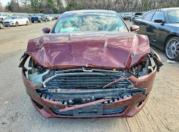 3FA6P0H74GR301930 2016 FORD FUSION Brown წინა ხედი
