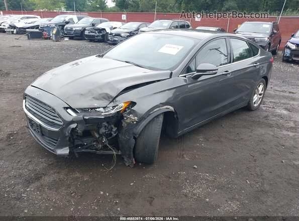 3FA6P0H74GR306674 2016 FORD FUSION Gray Առջևի ձախ երեք քառորդ տեսարան
