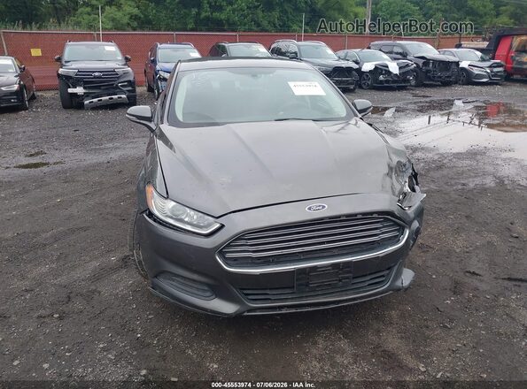 3FA6P0H74GR306674 2016 FORD FUSION Gray 