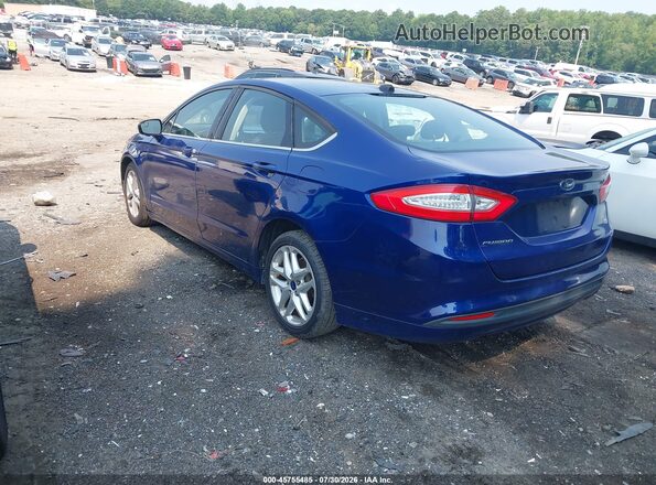 3FA6P0H74GR358306 2016 FORD FUSION Синий Задняя левая четверть