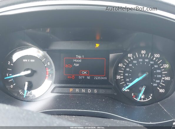 3FA6P0H74GR358306 2016 FORD FUSION Синий Вид задних сидений