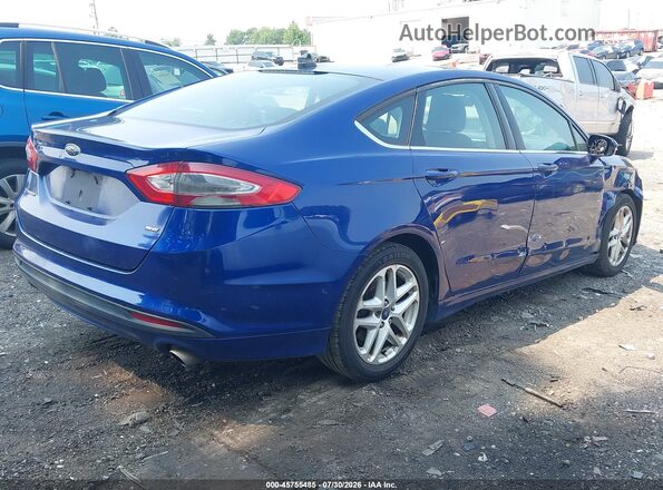 3FA6P0H74GR358306 2016 FORD FUSION Синий Вид спереди