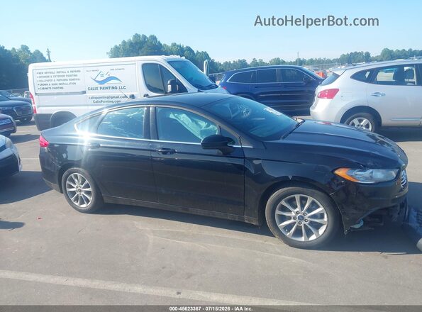 3FA6P0H74HR203563 2017 FORD FUSION Black Սալոնի հետևի տեսք