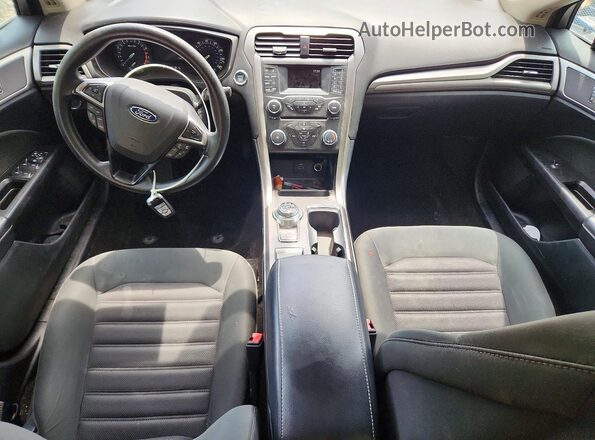 3FA6P0H74HR377245 2017 FORD FUSION Silver Widok deski rozdzielczej