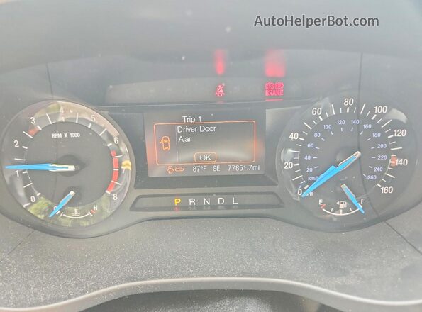 3FA6P0H74HR377245 2017 FORD FUSION Silver Widok zestawu wskaźników