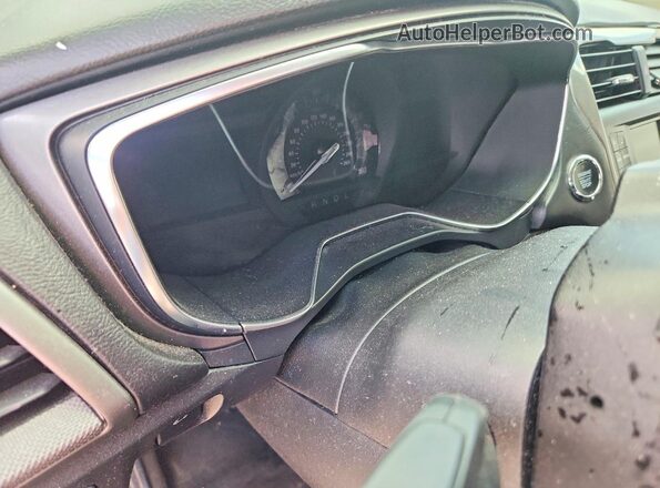 3FA6P0H74HR388200 2017 FORD FUSION Gray Widok zestawu wskaźników