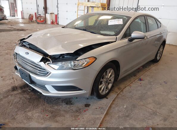 3FA6P0H74HR394434 2017 FORD FUSION Silver Przód lewy
