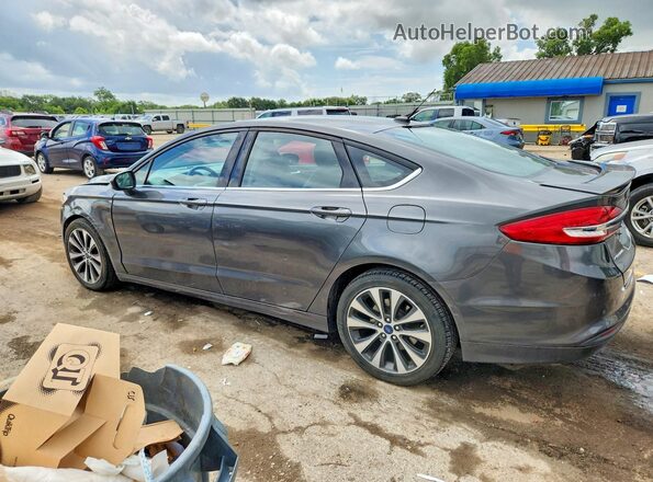 3FA6P0H74JR109897 2018 FORD FUSION Gray Задня ліва чверть