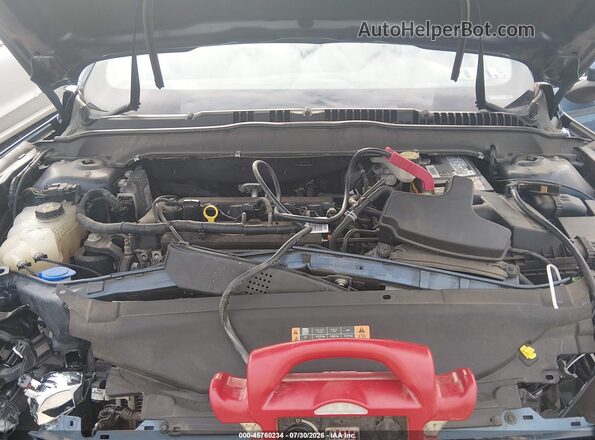 3FA6P0H74JR135027 2018 FORD FUSION Blue Widok z tyłu