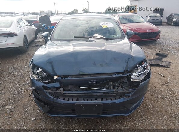 3FA6P0H74JR135027 2018 FORD FUSION Blue Widok zestawu wskaźników