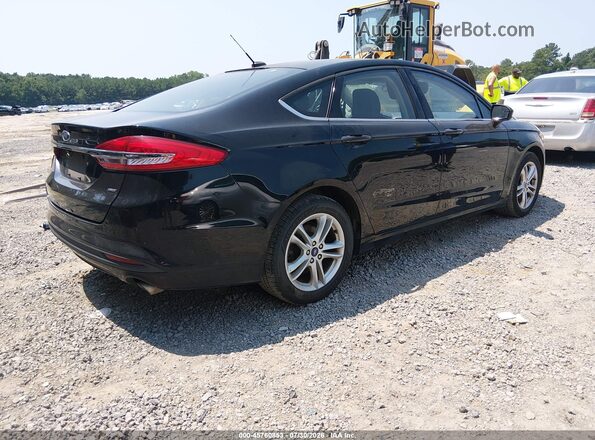 3FA6P0H74JR278334 2018 FORD FUSION Black Задня права чверть