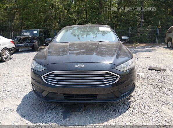 3FA6P0H74JR278334 2018 FORD FUSION Black Вид щитка приладів