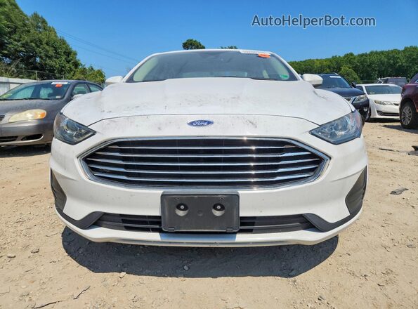 3FA6P0H74LR195313 2020 FORD FUSION Белый Вид спереди