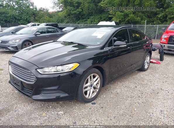 3FA6P0H75GR102997 2016 FORD FUSION Black Передня ліва чверть