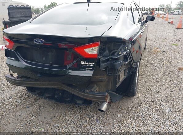 3FA6P0H75GR102997 2016 FORD FUSION Black Вид задньої частини салону
