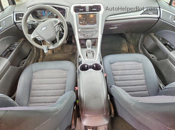 3FA6P0H75GR113725 2016 FORD FUSION Brown Widok deski rozdzielczej