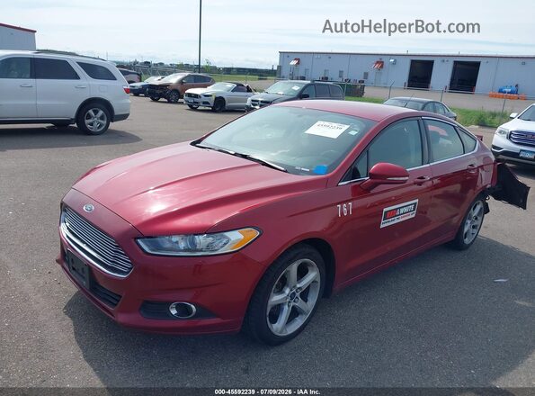 3FA6P0H75GR277461 2016 FORD FUSION Red Front left