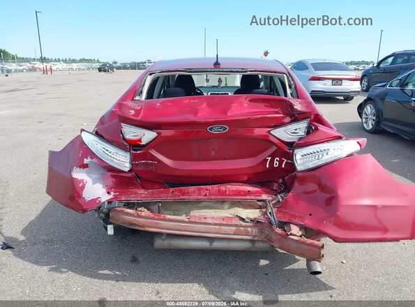 3FA6P0H75GR277461 2016 FORD FUSION Red Front view