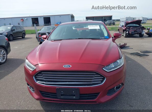 3FA6P0H75GR277461 2016 FORD FUSION Red Rear interior view