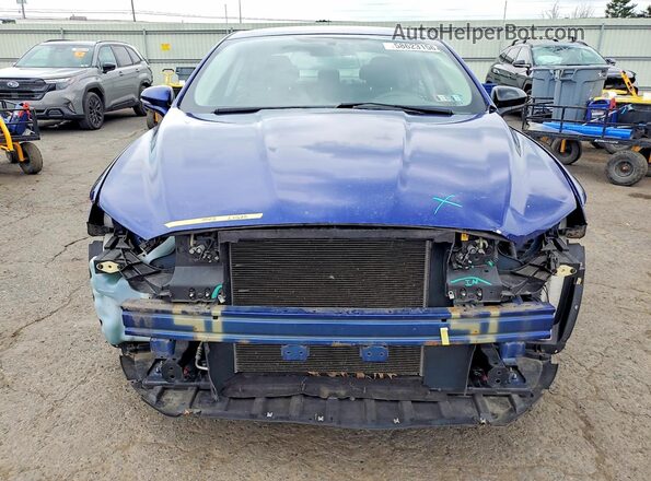 3FA6P0H75GR283390 2016 FORD FUSION Blue Front view