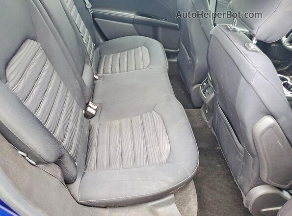 3FA6P0H75GR283390 2016 FORD FUSION Blue Rear seats view