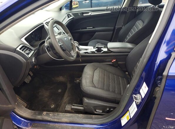 3FA6P0H75GR283390 2016 FORD FUSION Blue Front interior view