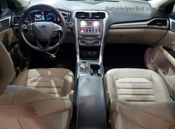 3FA6P0H75HR287330 2017 FORD FUSION Blue Widok deski rozdzielczej