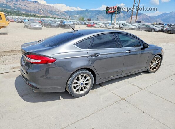 3FA6P0H75HR389405 2017 FORD FUSION Gray Trasero derecho