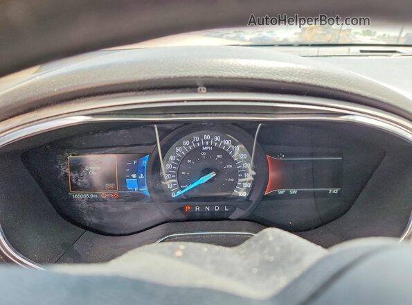 3FA6P0H75HR389405 2017 FORD FUSION Gray Vista del cuadro de instrumentos
