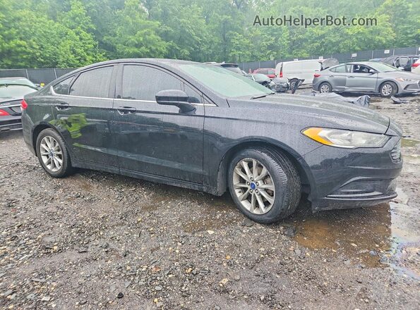 3FA6P0H75HR412598 2017 FORD FUSION Black წინა მარჯვენა