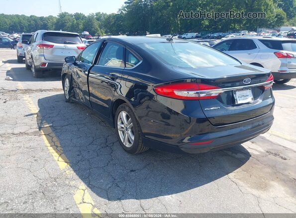 3FA6P0H75JR249408 2018 FORD FUSION Black უკანა მარცხენა