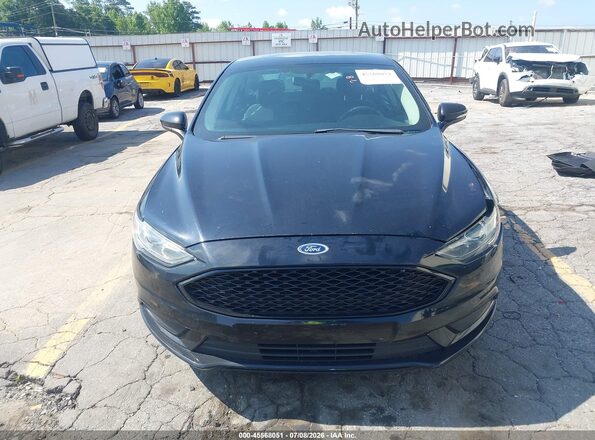 3FA6P0H75JR249408 2018 FORD FUSION Black ხელსაწყოთა პანელის ხედი