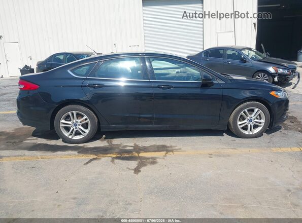 3FA6P0H75JR249408 2018 FORD FUSION Black უკანა სალონის ხედი