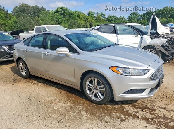 3FA6P0H75JR250056 2018 FORD FUSION Silver Przód prawy