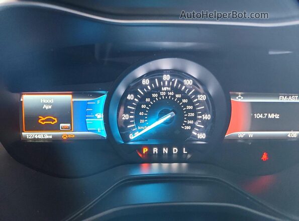 3FA6P0H75LR129143 2020 FORD FUSION White Instrument cluster view
