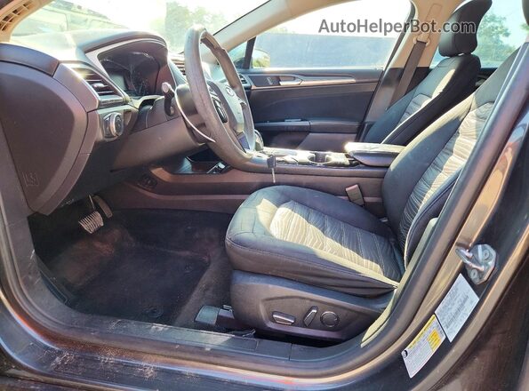 3FA6P0H76GR146068 2016 FORD FUSION Серый Вид салона спереди