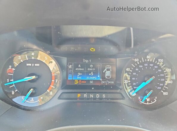 3FA6P0H76GR146068 2016 FORD FUSION Серый Вид щитка приборов