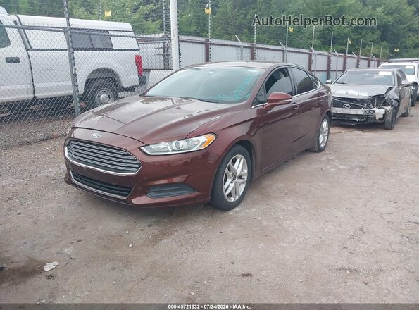 3FA6P0H76GR250673 2016 FORD FUSION Бордовый Передняя левая четверть