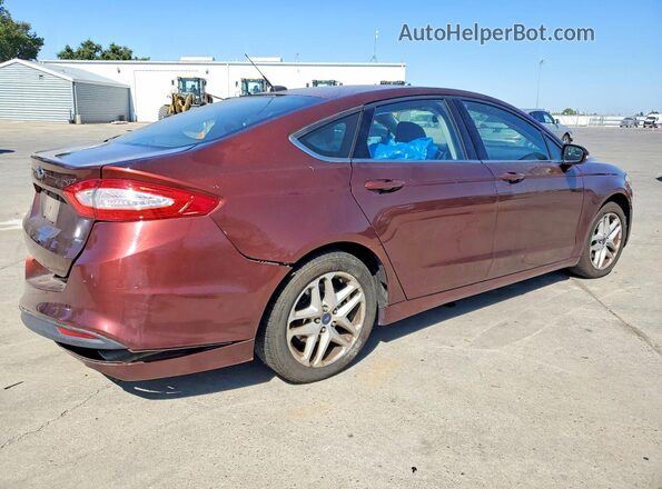 3FA6P0H76GR330491 2016 FORD FUSION Burgundy Rear right