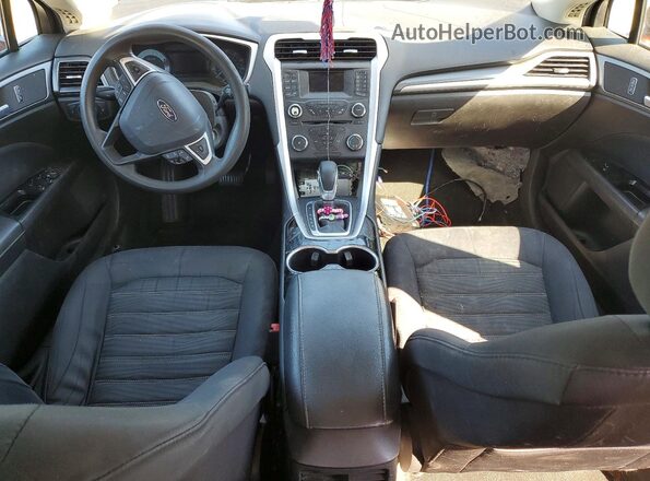 3FA6P0H76GR330491 2016 FORD FUSION Burgundy Dashboard view