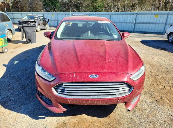 3FA6P0H76GR337733 2016 FORD FUSION Red წინა ხედი
