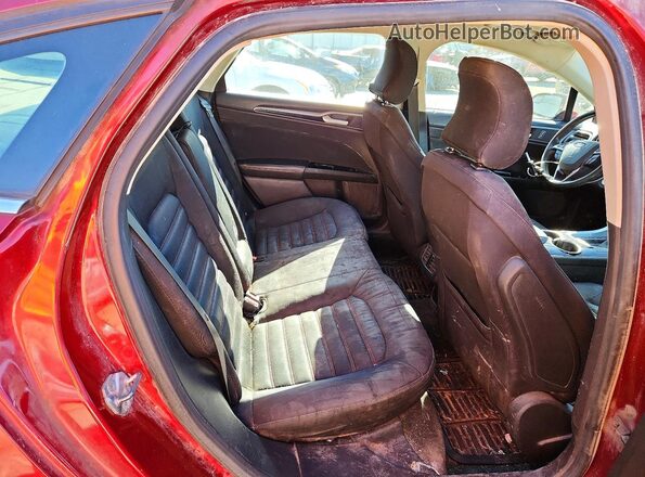 3FA6P0H76GR337733 2016 FORD FUSION Red უკანა სავარძლების ხედი