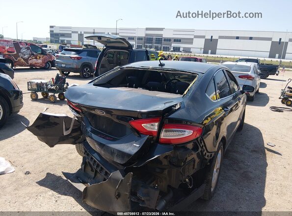 3FA6P0H76GR380744 2016 FORD FUSION Black Задня права чверть