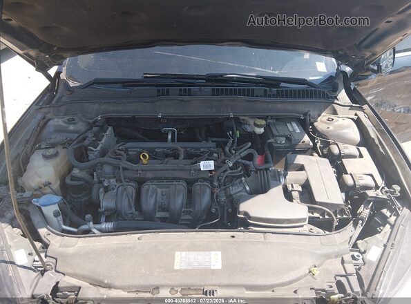 3FA6P0H76GR380744 2016 FORD FUSION Black Вид ззаду