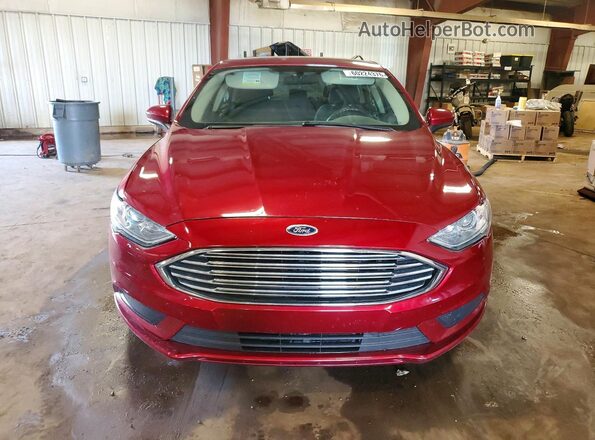 3FA6P0H76HR186409 2017 FORD FUSION Бордовый Вид спереди