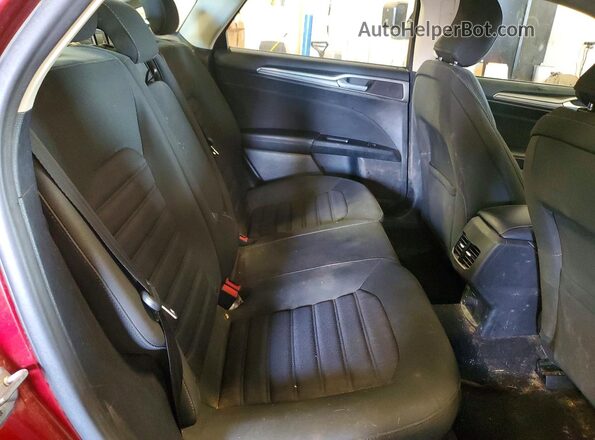 3FA6P0H76HR186409 2017 FORD FUSION Бордовый Вид задних сидений