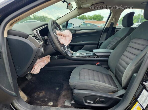 3FA6P0H76HR199953 2017 FORD FUSION Black Front interior view